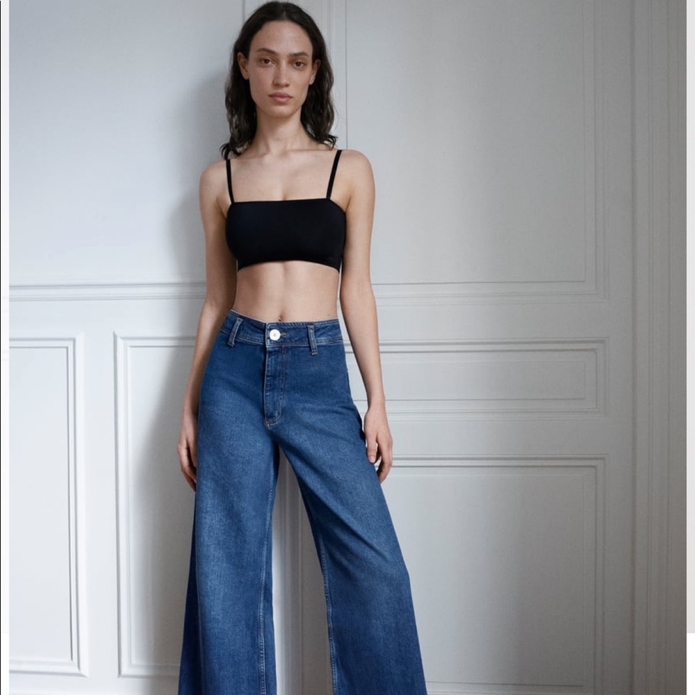 NWT Zara “The Marine Straight” premium  jeans sz 4